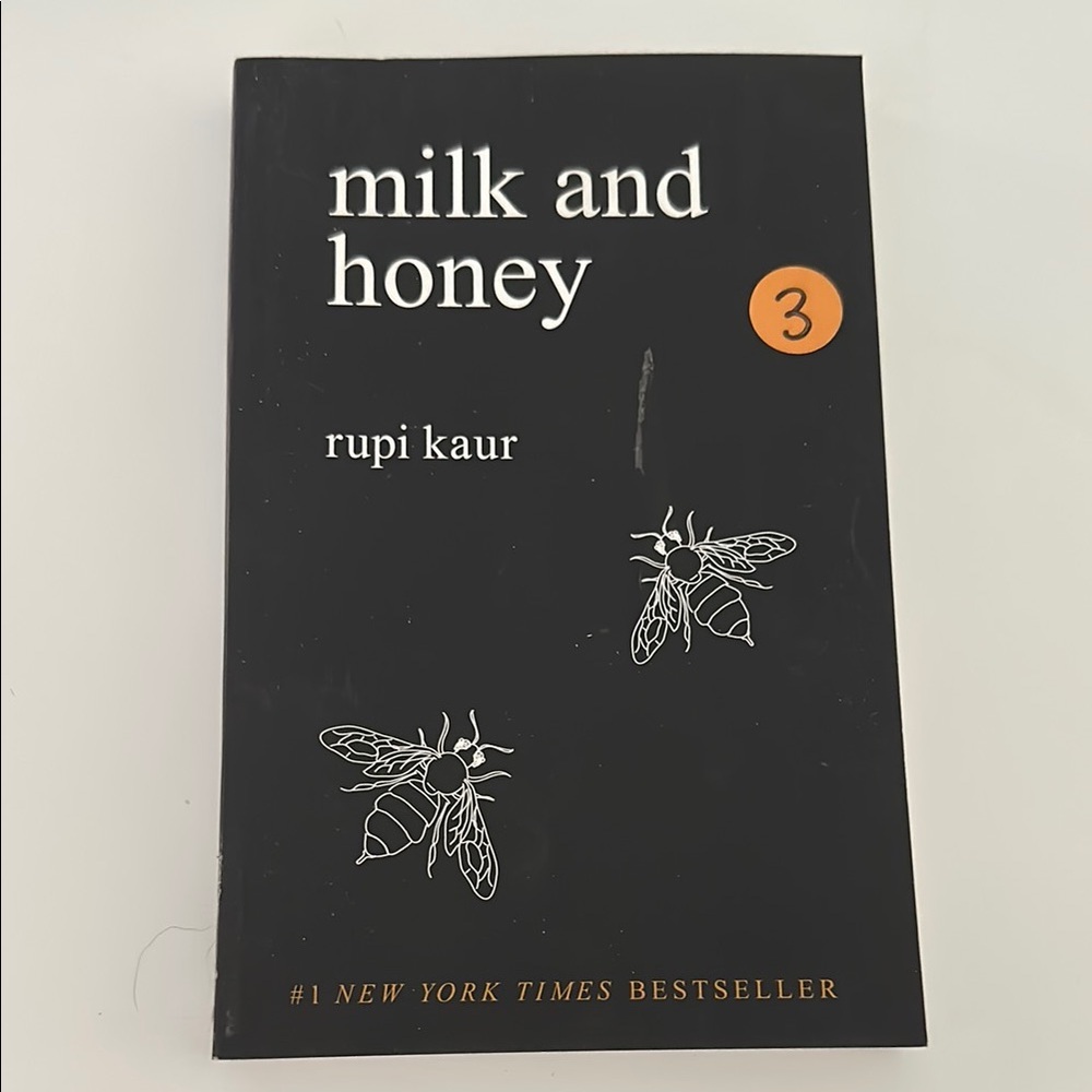 Milk and Honey by Rupi Kaur - Black Cover